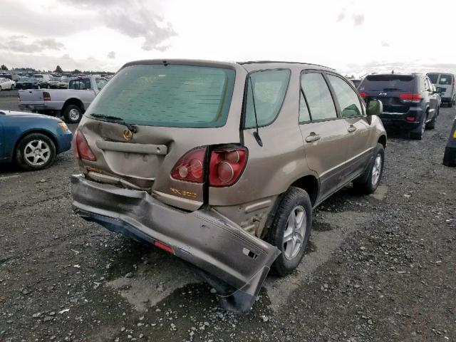 JT6HF10U5X0047519 - 1999 LEXUS RX 300 GOLD photo 4