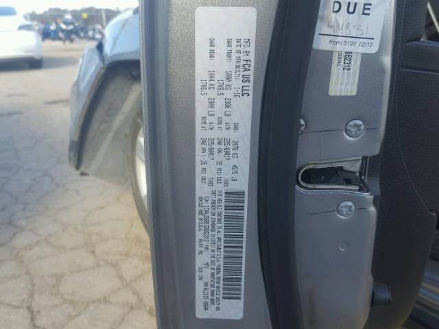 1C4NJDBB1GD662312 - 2016 JEEP COMPASS SP 银色 照片 10