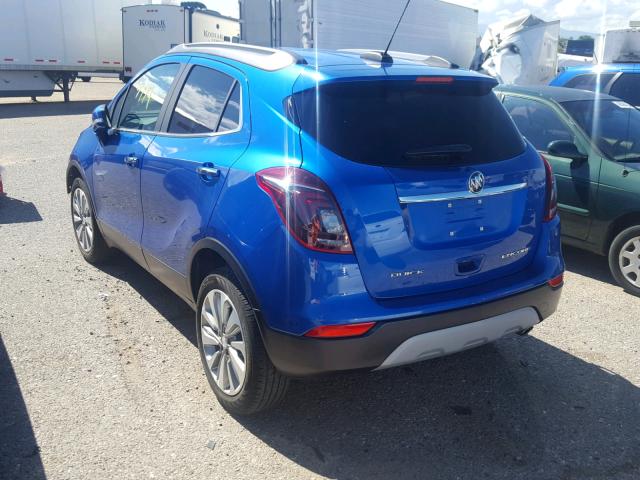 KL4CJASB5HB125505 - 2017 BUICK ENCORE PRE BLUE photo 3