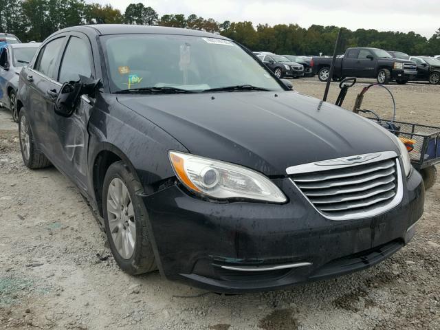 1C3CCBAB5DN676554 - 2013 CHRYSLER 200 LX BLACK photo 1