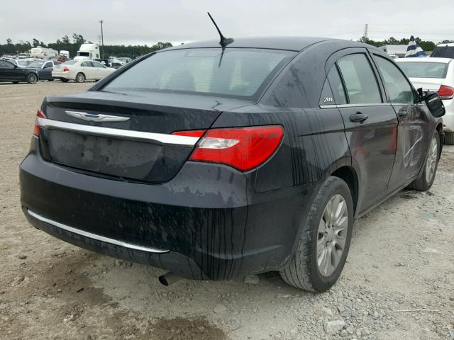 1C3CCBAB5DN676554 - 2013 CHRYSLER 200 LX BLACK photo 4