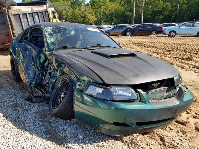 1FAFP42X12F132732 - 2002 FORD MUSTANG GT GREEN photo 1