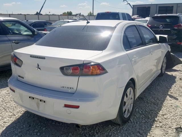 JA32U2FU5EU012954 - 2014 MITSUBISHI LANCER ES/ WHITE photo 4