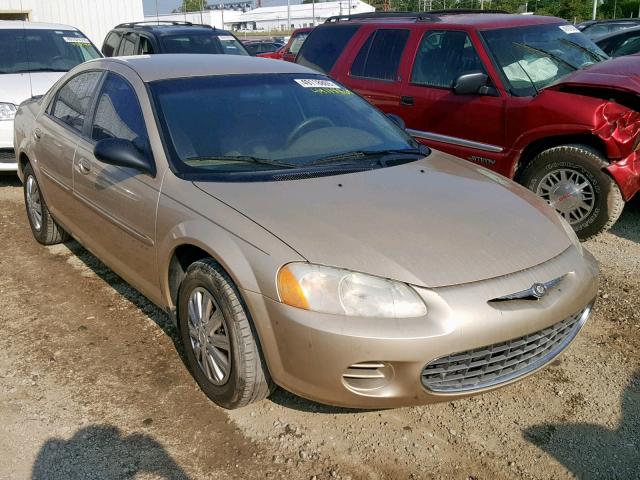 1C3EL46U81N694153 - 2001 CHRYSLER SEBRING LX GOLD photo 1