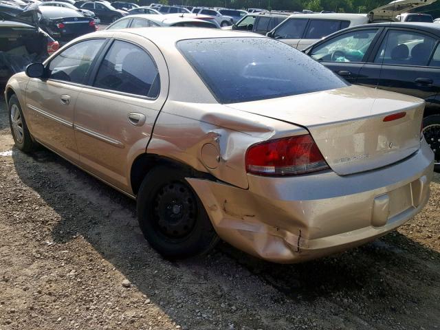 1C3EL46U81N694153 - 2001 CHRYSLER SEBRING LX GOLD photo 9