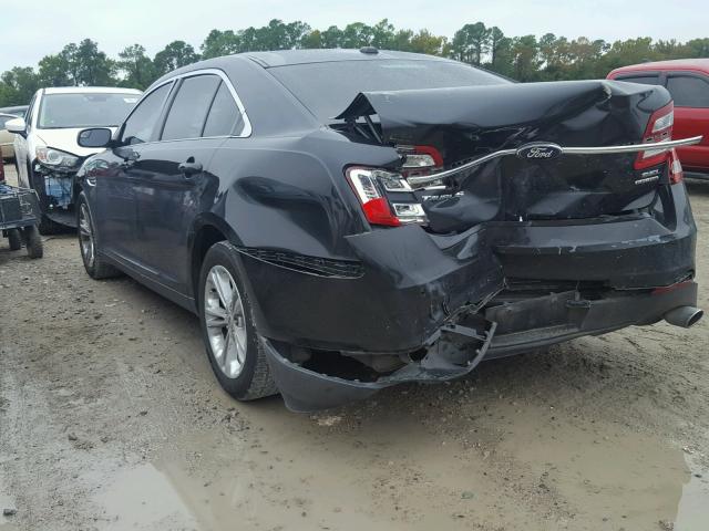 1FAHP2E84DG123232 - 2013 FORD TAURUS SEL BLACK photo 3