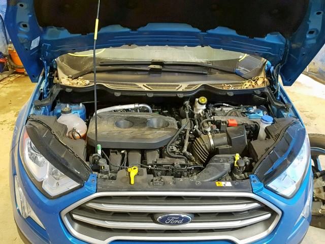 MAJ6P1UL5JC170411 - 2018 FORD ECOSPORT S BLUE photo 7