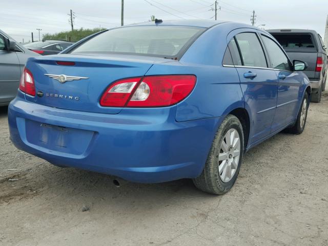 1C3LC46J78N215177 - 2008 CHRYSLER SEBRING LX BLUE photo 4