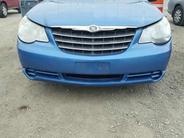 1C3LC46J78N215177 - 2008 CHRYSLER SEBRING LX BLUE photo 9