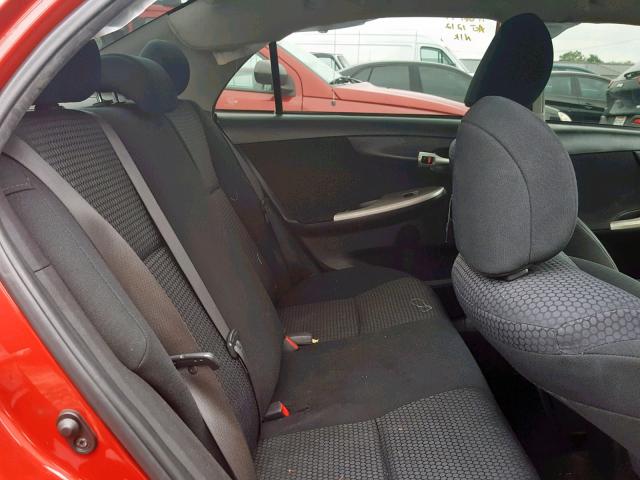 1NXBE40E39Z002064 - 2009 TOYOTA COROLLA XR 红色 照片 6