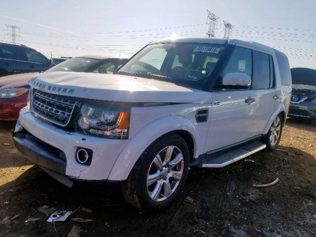 SALAG2V68FA773805 - 2015 LAND ROVER LR4 HSE WHITE photo 2