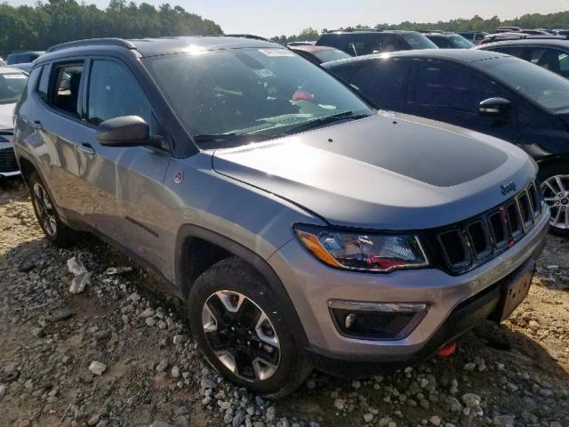 3C4NJDDB2JT451716 - 2018 JEEP COMPASS TR SILVER photo 1