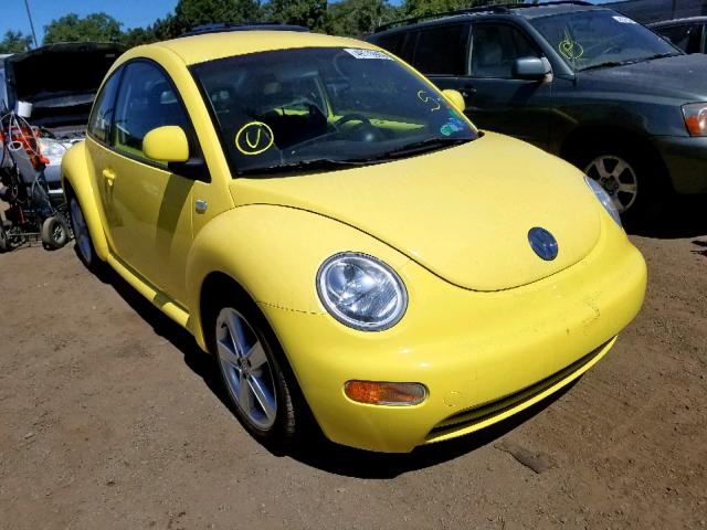 3VWBC21C9XM467135 - 1999 VOLKSWAGEN NEW BEETLE ყვითელი ფოტო 1