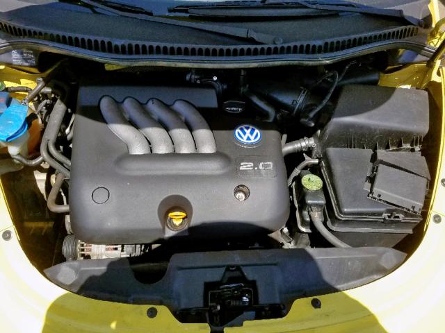 3VWBC21C9XM467135 - 1999 VOLKSWAGEN NEW BEETLE ყვითელი ფოტო 7