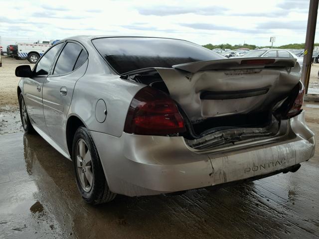 2G2WP582771143281 - 2007 PONTIAC GRAND PRIX SILVER photo 3