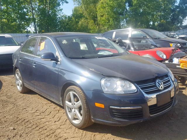 3VWRL7AJ8AM088127 - 2010 VOLKSWAGEN JETTA TDI BLUE photo 1