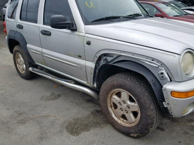 1J4GK58K82W280403 - 2002 JEEP LIBERTY LI GRAY photo 9