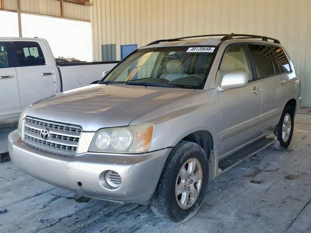 JTEGF21A530073638 - 2003 TOYOTA HIGHLANDER SILVER photo 2