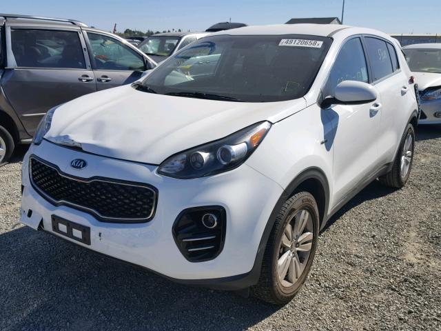 KNDPMCAC2H7256687 - 2017 KIA SPORTAGE L WHITE photo 2