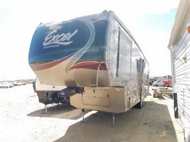 1P9RF3327D1090001 - 2013 EXCE 5TH WHEEL BROWN photo 2