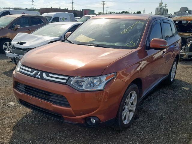 JA4AD3A3XEZ012852 - 2014 MITSUBISHI OUTLANDER BROWN photo 2