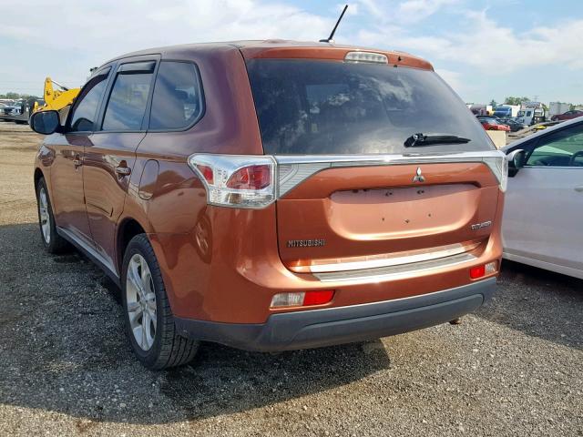 JA4AD3A3XEZ012852 - 2014 MITSUBISHI OUTLANDER BROWN photo 3