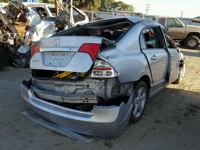 2HGFA1F69BH537443 - 2011 HONDA CIVIC LX-S Արծաթագույն լուսանկար 4