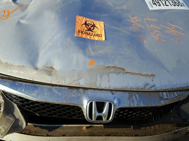 2HGFA1F69BH537443 - 2011 HONDA CIVIC LX-S Արծաթագույն լուսանկար 7