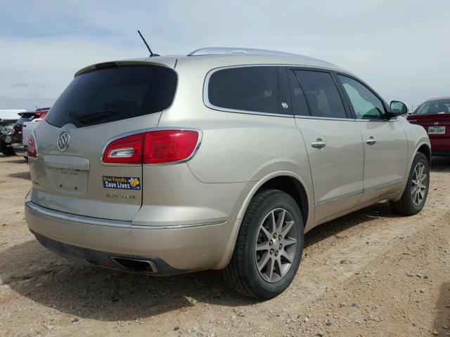 5GAKRCKD5DJ202995 - 2013 BUICK ENCLAVE TAN photo 4