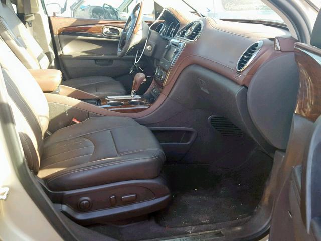 5GAKRCKD5DJ202995 - 2013 BUICK ENCLAVE TAN photo 5