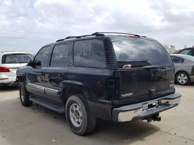 1GKEK13TX5R190456 - 2005 GMC YUKON BLACK photo 3