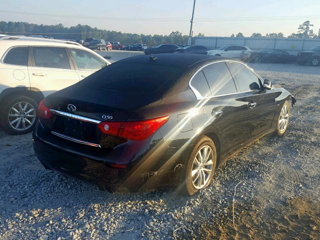 JN1BV7AP8FM334408 - 2015 INFINITI Q50 BASE BLACK photo 4