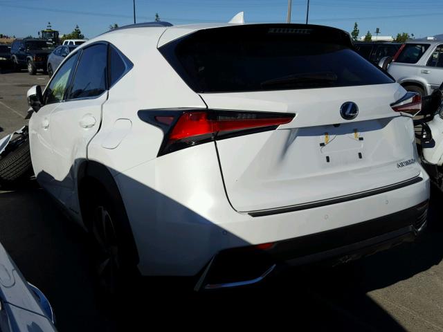 JTJBJRBZ1J2085861 - 2018 LEXUS NX 300H WHITE photo 3