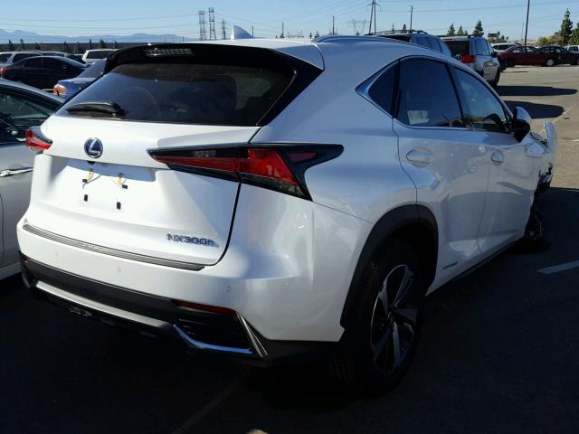 JTJBJRBZ1J2085861 - 2018 LEXUS NX 300H WHITE photo 4