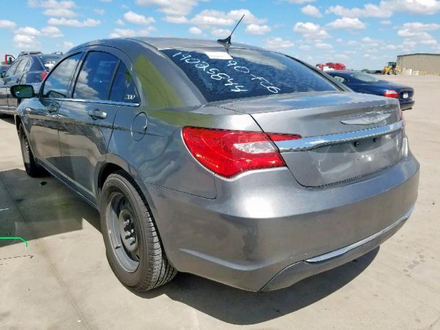 1C3CCBAB0CN117542 - 2012 CHRYSLER 200 LX SILVER photo 3