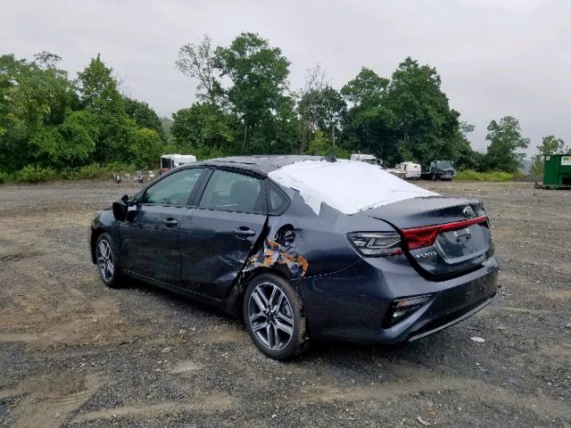 3KPF34AD2KE072144 - 2019 KIA FORTE GT L GRAY photo 3