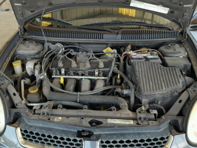 1B3ES56C04D525459 - 2004 DODGE NEON SXT GRAY photo 7