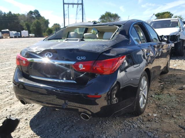 JN1BV7AP9FM330139 - 2015 INFINITI Q50 BASE BLACK photo 4