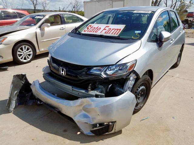 JHMGK5H55GX023120 - 2016 HONDA FIT LX SILVER photo 2