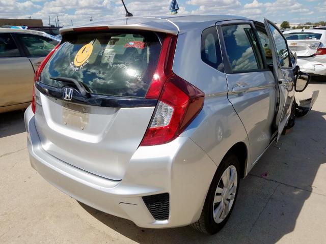 JHMGK5H55GX023120 - 2016 HONDA FIT LX SILVER photo 4