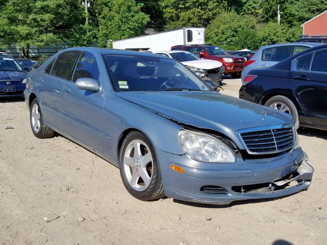 WDBNG75J25A436635 - 2005 MERCEDES-BENZ S 500 GRAY photo 1