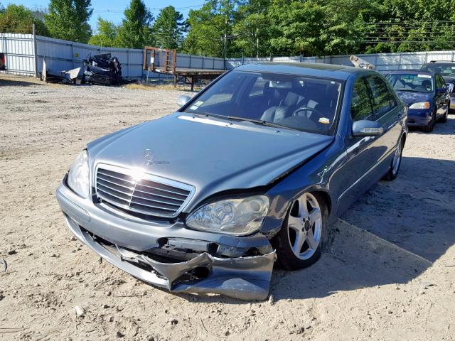 WDBNG75J25A436635 - 2005 MERCEDES-BENZ S 500 GRAY photo 2