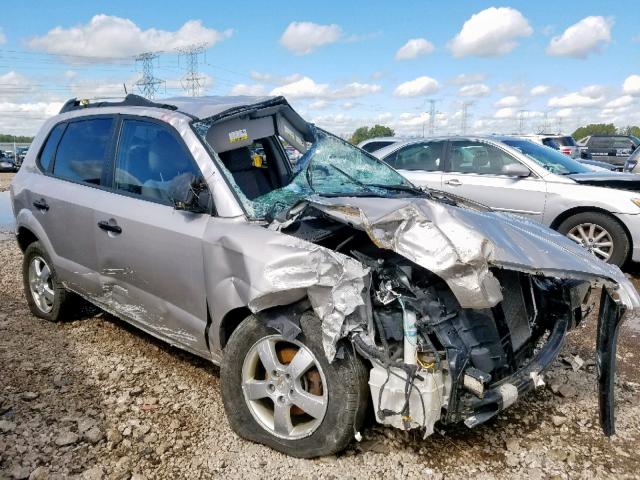 KM8JM12B05U092820 - 2005 HYUNDAI TUCSON GL SILVER photo 1