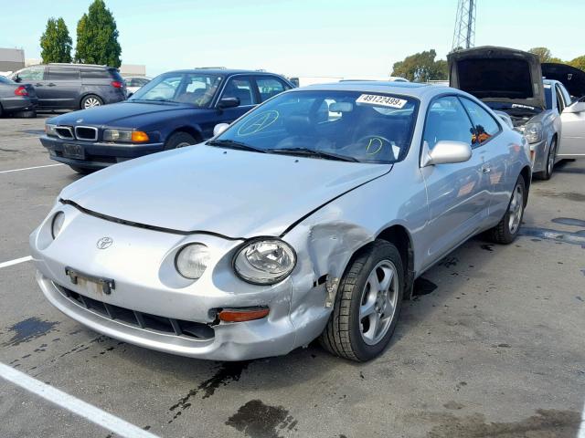 JT2ST07N4S0025755 - 1995 TOYOTA CELICA GT SILVER photo 2