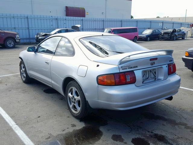 JT2ST07N4S0025755 - 1995 TOYOTA CELICA GT SILVER photo 3