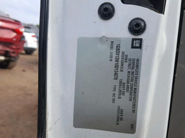 1GBDV13W18D134078 - 2008 CHEVROLET UPLANDER I Ağ foto 10