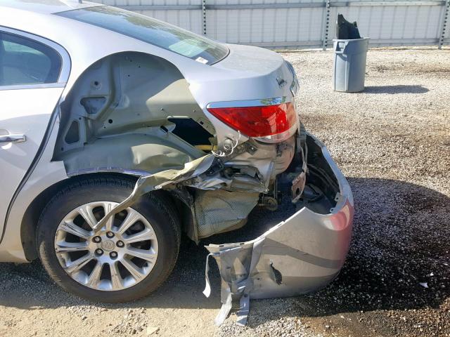 1G4GC5E35DF225230 - 2013 BUICK LACROSSE SILVER photo 9