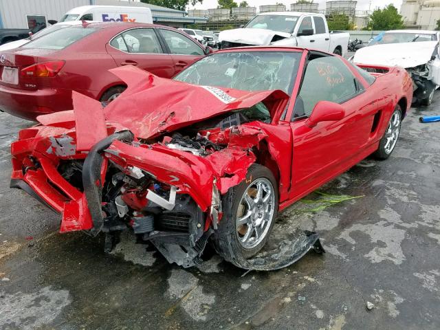 JH4NA2160XT000038 - 1999 ACURA NSX T RED photo 2