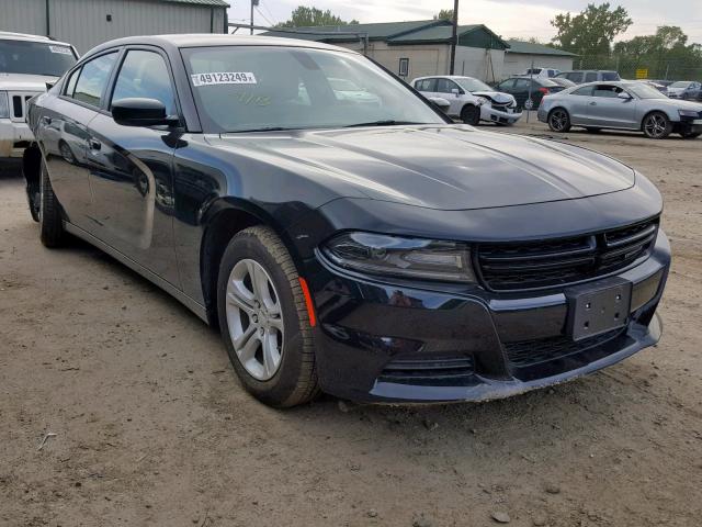 2C3CDXBG6KH636543 - 2019 DODGE CHARGER SX BLACK photo 1