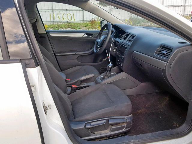 3VW2K7AJ7FM306764 - 2015 VOLKSWAGEN JETTA BASE 白色 照片 5